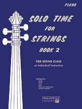 Solo Time For Strings Book 2 [piano accp]