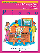 Alfred's Basic Piano Library: Musical Concepts Book 4 [Piano]