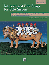 International Folk Songs for Solo Singers - Med High
