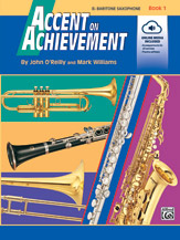 Alfred O'Reilly / Williams   Accent on Achievement Book 1 - Baritone Saxophone