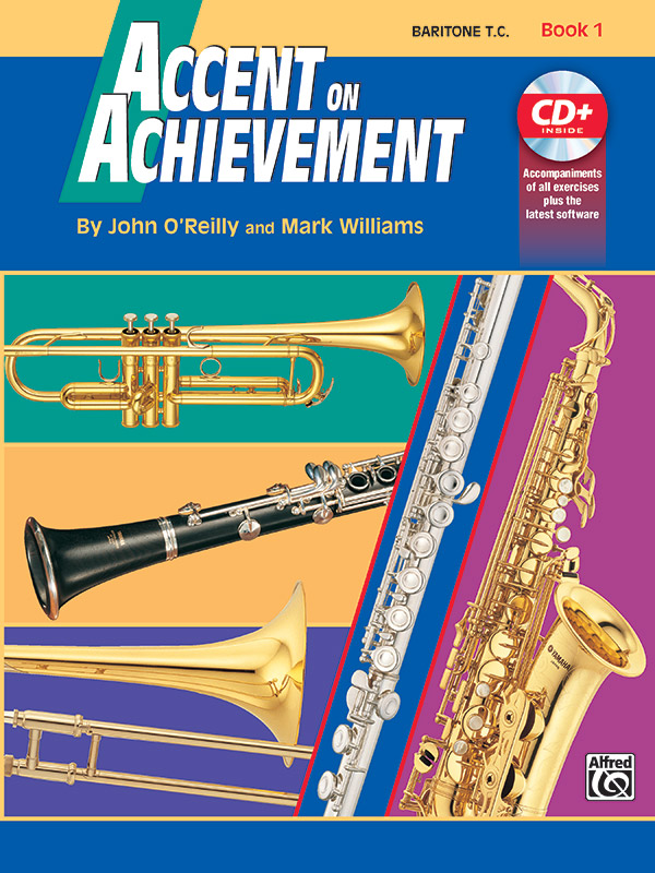 Alfred O'Reilly / Williams    Accent on Achievement Book 1 - Baritone Treble Clef
