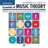 Alfred's Essentials of Music Theory Book 1 thru 3 - Ear Training CDs