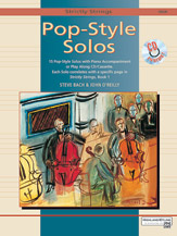 Alfred Bach O'reilly  Strictly Strings Pop-Style Solos Book / CD - Violin