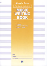 Music Writing Book (9" x 12"), 10-Stave Book