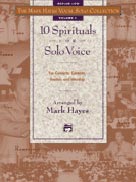 Mark Hayes Vocal Solo Collection: 10 Spirituals - Medium Low Voice Book | CD