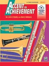 Alfred O'Reilly / Williams    Accent on Achievement Book 2 - Tenor sax