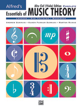 Alfred's Essentials of Music Theory: Complete Alto Clef (Viola) Edition [Alto Clef (Viola)]