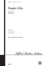 Simple Gifts by - Hayes Mark - for SATB
