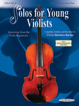 Solos for Young Violists Viola Part and Piano Acc., Volume 4 [Viola]