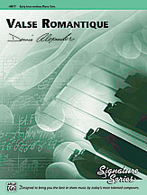 Alfred Alexander Valse Romantique - Piano Solo Sheet