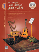 Alfred Tennant                Basic Classical Guitar Method Book 1 - Book / CD