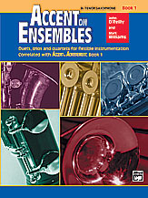 Accent on Ensembles Book 1 - Tenor Saxophone