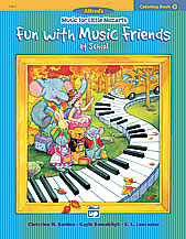 Alfred Barden/kowalchyk/ Lancaster  Music For Little Mozarts - Coloring Book 3 Fun with Music Friends at the Piano Lesson