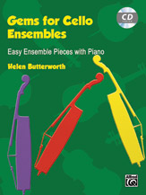 Gems for Cello Ensembles w/cd [Cello w/piano]