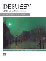 Alfred Debussy              ed. Palmer  Clair de lune (from Suite Bergamasque) - Piano Solo Sheet