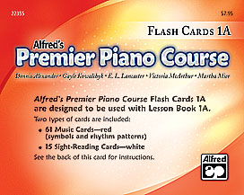 Alfred Premier Flash Cards 1A PIANO