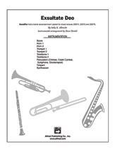 Exsultate Deo by Albrecht Sally K for Instrumental Parts