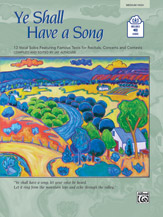 Ye Shall Have a Song (Bk/CD) - Medium High Voice and Piano