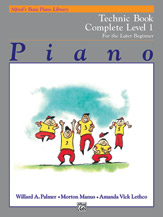 Alfred's Basic Piano Course : Technic Book Complete 1 (1A/1B) [Piano]
