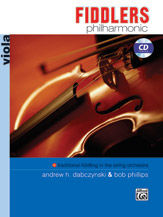 Alfred Dabczynski/Phillips    Fiddlers Philharmonic Book / CD - Viola
