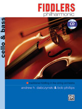Alfred Dabczynski/Phillips   Fiddlers Philharmonic Book / CD - Cello / String Bass