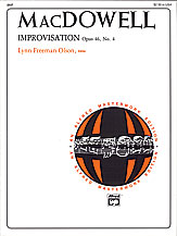 MacDowell: Improvisation, Opus 46, No. 4 [Piano] Piano