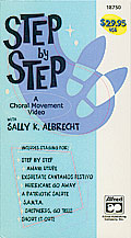 Step By Step A Choral Movement Dvd by Albrecht Sally K Sally K. Albrecht for DVD Choral
