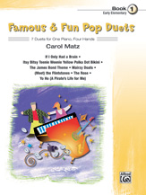Alfred  Matz  Famous & Fun Pop Duets Book 1 - 1 Piano  / 4 Hands
