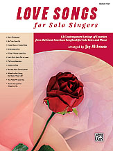 Alfred  Althouse  Love Songs for Solo Singers - Medium High - Book / CD