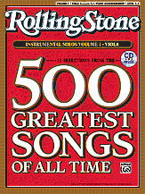 Rolling Stone 500 Greatest Songs Volume 1 for Viola and Piano (Vol 1 W / cd)