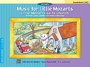 Music for Little Mozarts: Little Mozarts Go to Church, Sacred Book 3 & 4 [Piano]