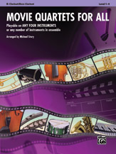 Alfred  Story M  Movie Quartets for All - Clarinet / Bass Clarinet