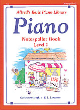 Alfred's Basic Piano Course : Notespeller Book 2 [Piano]
