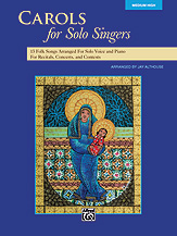 Alfred  Albrecht  Carols for Solo Singers - Medium High Voice - Book Only