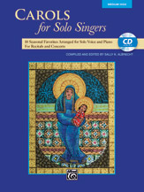Alfred  Albrecht  Carols for Solo Singers - Medium High Voice - Book / CD