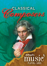 Alfred's Music Playing Cards: Classical Composers - 1 Pack