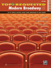 Alfred Dan Coates Top-Requested Modern Broadway Hits - Easy Piano