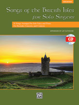 Alfred  Jay Althouse  Songs of the British Isles for Solo Singers - Medium High Voice - Book / CD