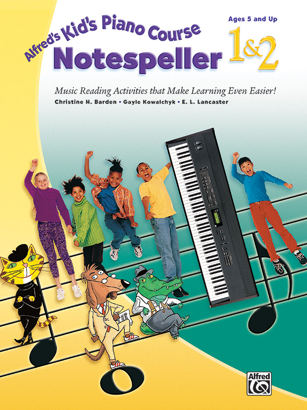 Alfred    Alfred's Kid's Piano Course Notespeller 1 & 2  Keyboard/Piano