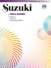 Suzuki Viola School Viola Part & CD, Volume 2 (Revised) [Viola] Book & CD