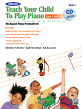 Alfred Barden/Kowalchyk       Alfred's Teach Your Child to Play Piano Book 1 - Book / CD