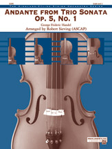 Andante From Trio Sonata Opus 5, No. 1 - String Orchestra Arrangement