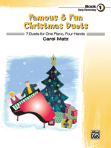 Alfred                      Matz  Famous & Fun Christmas Duets Book 1 - 1 Piano  / 4 Hands