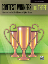 Alfred                        Contest Winners For Three - Book 3 - Early Intermediate - 1 Piano  / 4 Hands