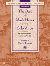 Jubilate  Hayes  Best of Mark Hayes for Solo Voice - Medium Low Voice - Book Only