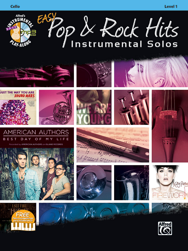 Easy Pop & Rock Hits Instrumental Solos for Strings [Cello]