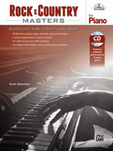 Alfred Baerman N   Rock & Country Masters for Piano - Keyboard  / Piano Book / CD