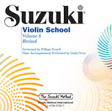 Suzuki Violin CD Vol 8 Rev