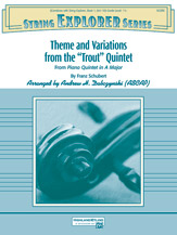 Theme And Variations From The "trout" Quintet - String Orchestra Arrangement