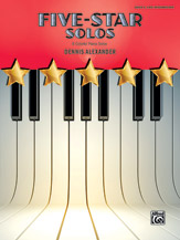 Five Star Solos Bk 6 FED-D1 [late intermediate piano] Alexander Piano Solo